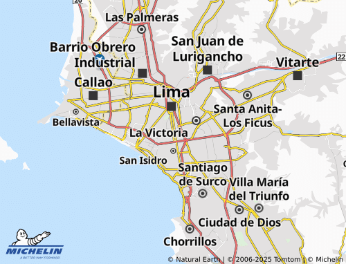MICHELIN Lince map - ViaMichelin
