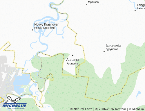 MICHELIN-Landkarte Alatana - ViaMichelin