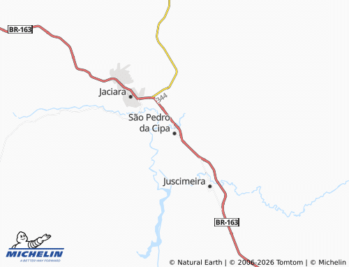 Mappa MICHELIN São Pedro da Cipa - ViaMichelin