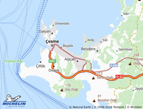 Mappa MICHELIN Ilıca - ViaMichelin
