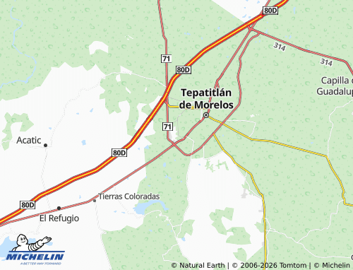 MICHELIN Puerta Vieja map - ViaMichelin