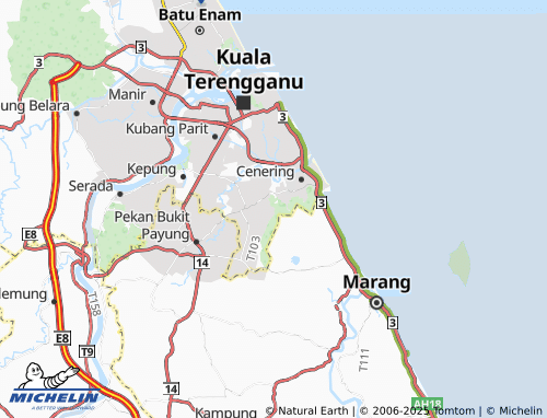 MICHELIN-Landkarte Taman Permint Permai - ViaMichelin
