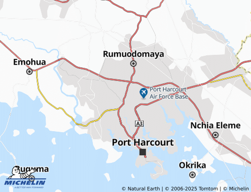 MICHELIN Rumuigbo map - ViaMichelin