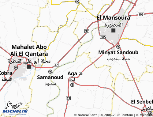 Mapa MICHELIN Nousa al-Bahr - ViaMichelin