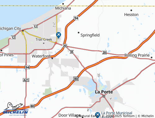 MICHELIN Oakwood map - ViaMichelin