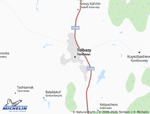 MICHELIN-Landkarte Tolbazy - ViaMichelin