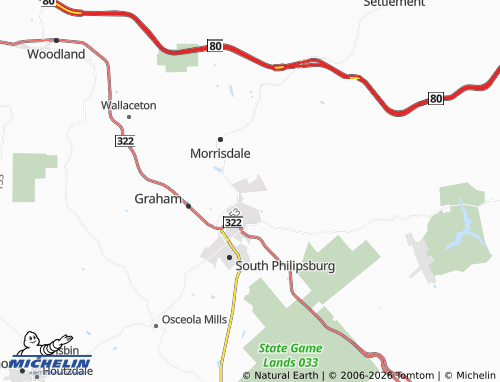 Mappa MICHELIN Hawk Run - ViaMichelin