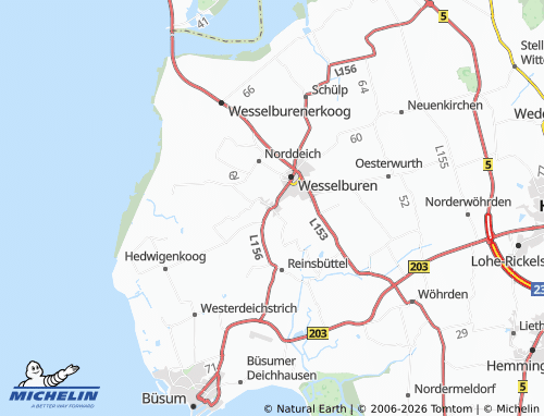 Mappa MICHELIN Süderdeich - ViaMichelin