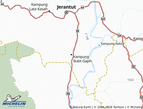 MICHELIN-Landkarte Kampung Bukit Gapih - ViaMichelin