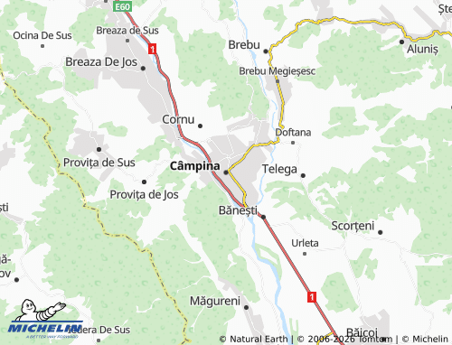 Mappa MICHELIN Câmpina - ViaMichelin