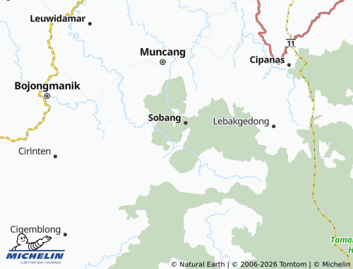 MICHELIN-Landkarte Hariang - ViaMichelin