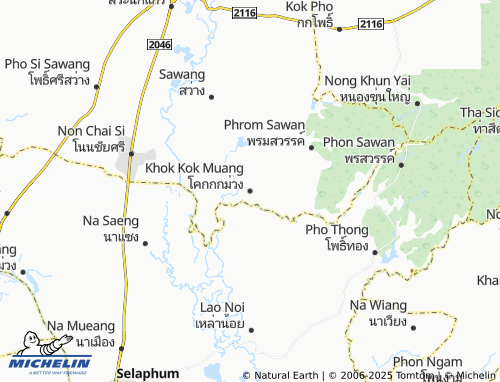 MICHELIN Khok Kok Muang map - ViaMichelin