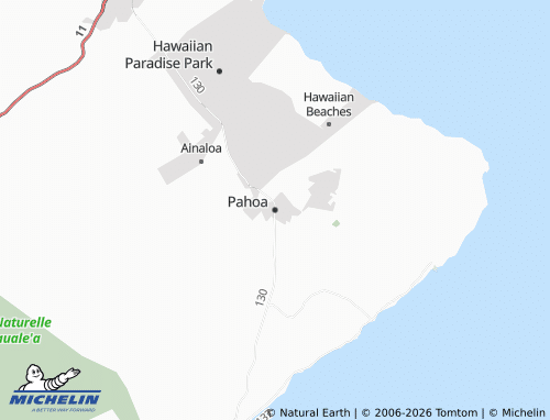 Kaart MICHELIN Pahoa - ViaMichelin