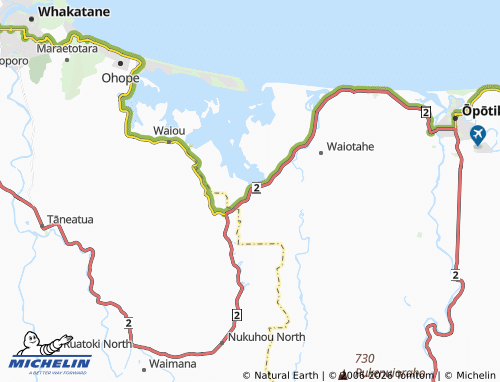 Mapa MICHELIN Kutarere - ViaMichelin