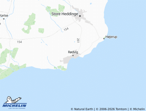Mappa MICHELIN Rødvig - ViaMichelin