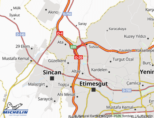 Kaart MICHELIN Şeyh Şamil - ViaMichelin