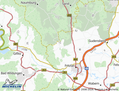 Mappa MICHELIN Züschen - ViaMichelin