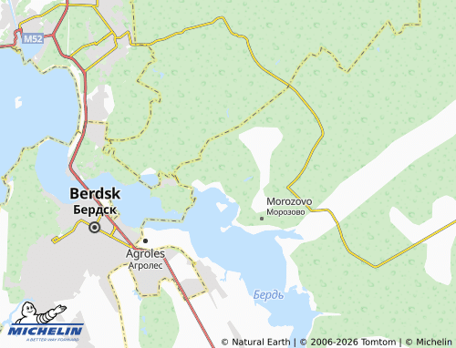 MICHELIN-Landkarte Morozko SNT - ViaMichelin