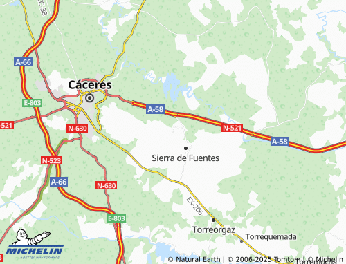 MICHELIN Urbanización El Valle map - ViaMichelin