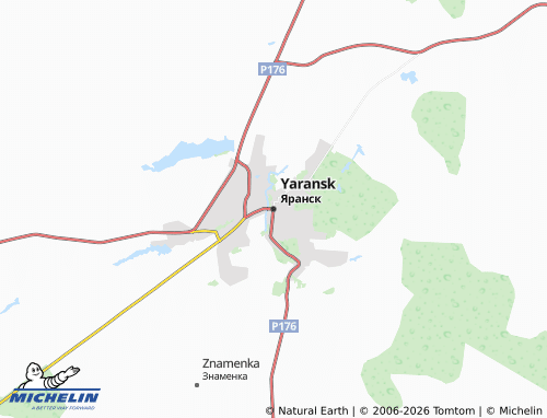 MICHELIN-Landkarte Yaransk - ViaMichelin