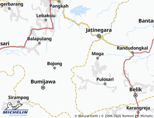 MICHELIN Kalijambu map - ViaMichelin
