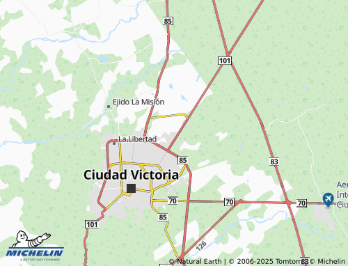 MICHELIN Los Álamos map - ViaMichelin