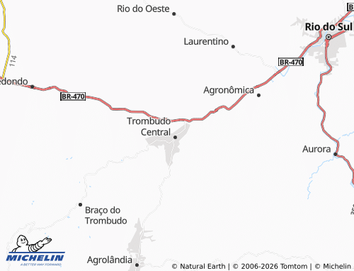 MICHELIN Centro map - ViaMichelin