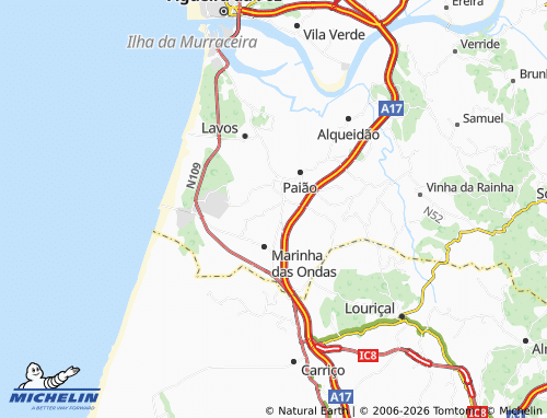 Mapa MICHELIN Franco - ViaMichelin