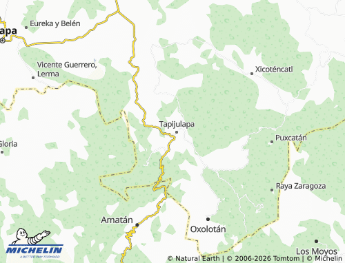 MICHELIN Nueva Creación map - ViaMichelin