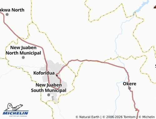 MICHELIN Nkurakan map - ViaMichelin