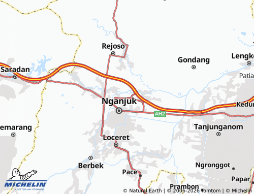 Carte MICHELIN Ngrengket - ViaMichelin