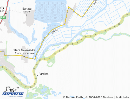 MICHELIN Tatanir map - ViaMichelin