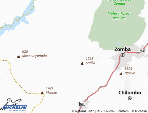 MICHELIN Chisutu map - ViaMichelin
