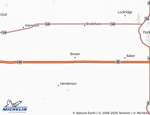Mapa MICHELIN Brown - ViaMichelin