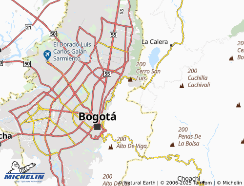 MICHELIN El Bagazal map - ViaMichelin
