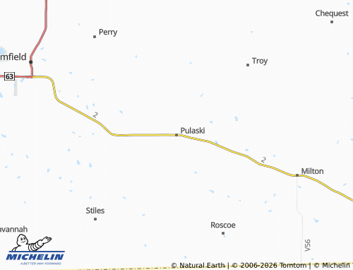Mappa MICHELIN Pulaski - ViaMichelin