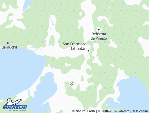 Mapa MICHELIN San Francisco del Mar - ViaMichelin
