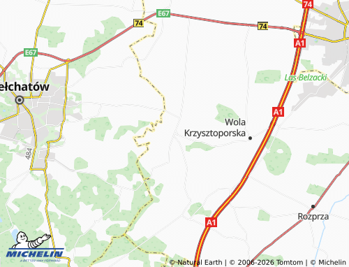 Carte MICHELIN Bogdanów - ViaMichelin