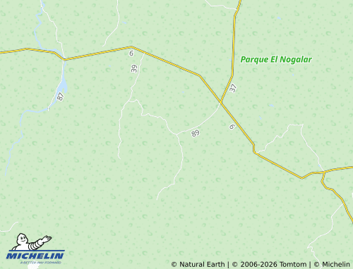 MICHELIN Ojo de Agua map - ViaMichelin