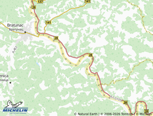 Carte MICHELIN Vrhpolje - ViaMichelin
