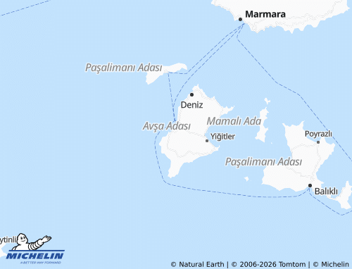 Mappa MICHELIN Avşa - ViaMichelin