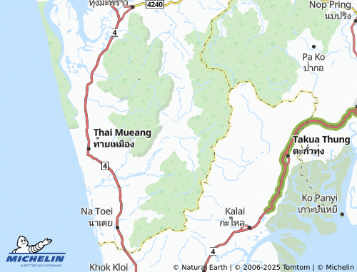MICHELIN Bang Thong map - ViaMichelin