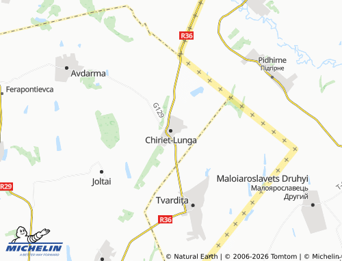 MICHELIN Chiriet-Lunga map - ViaMichelin