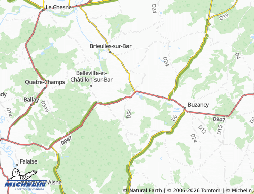 MICHELIN Germont map - ViaMichelin
