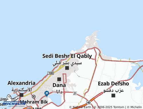 Mapa MICHELIN al-Mandarah Bahri - ViaMichelin
