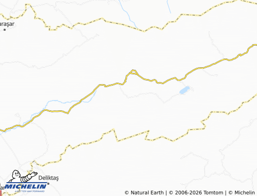 MICHELIN Kertme Karacaören map - ViaMichelin