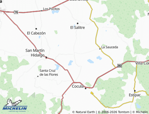 MICHELIN Tateposco map - ViaMichelin