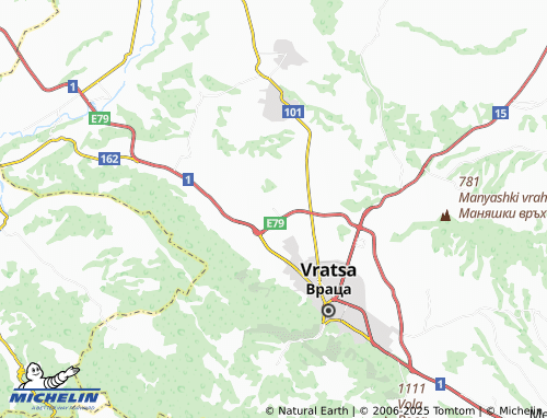 MICHELIN Nefela map - ViaMichelin