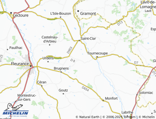 MICHELIN Saint-Léonard map - ViaMichelin