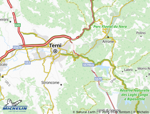 MICHELIN-Landkarte Papigno - ViaMichelin